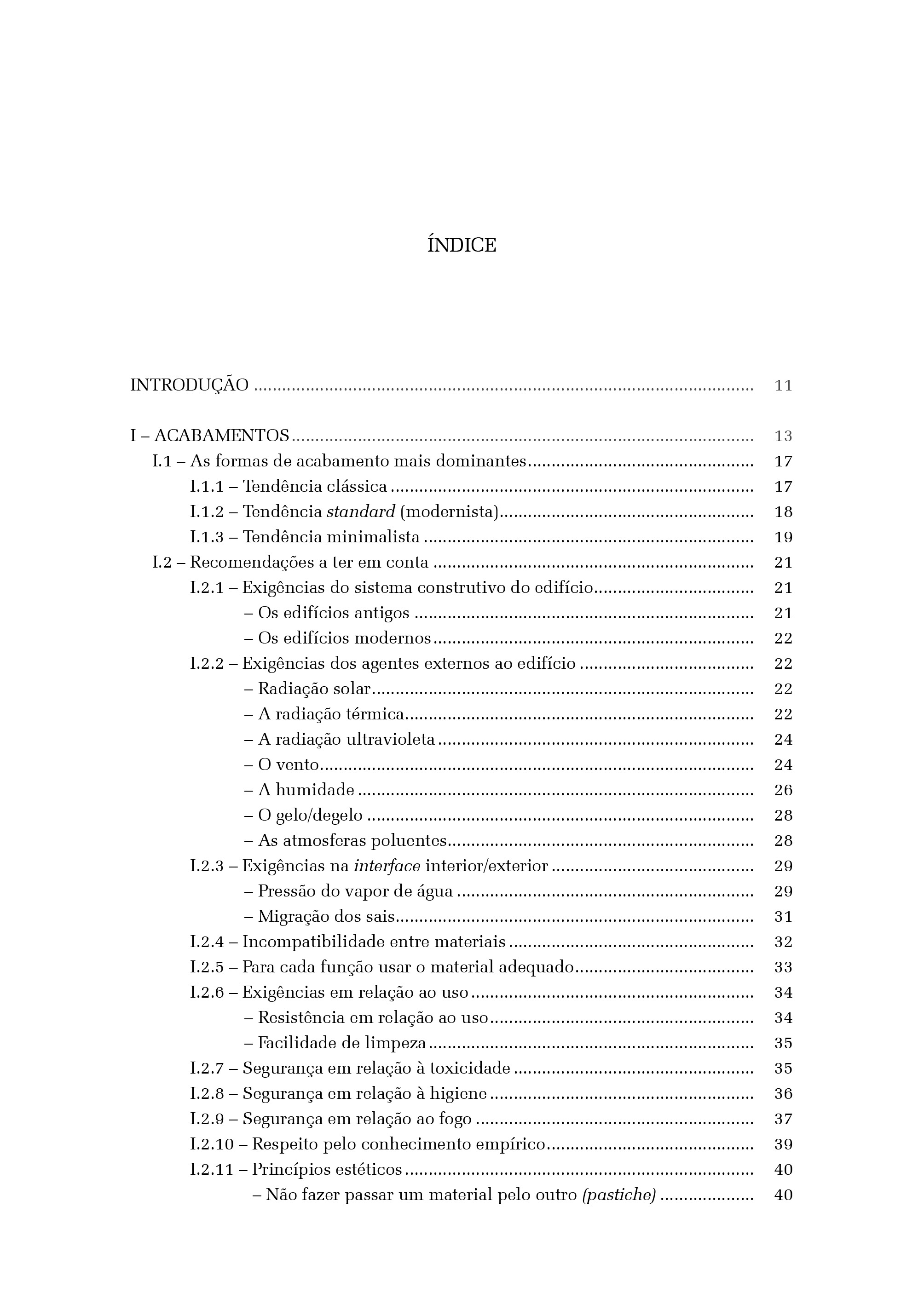 Sistemas de construção XVII – FINAL